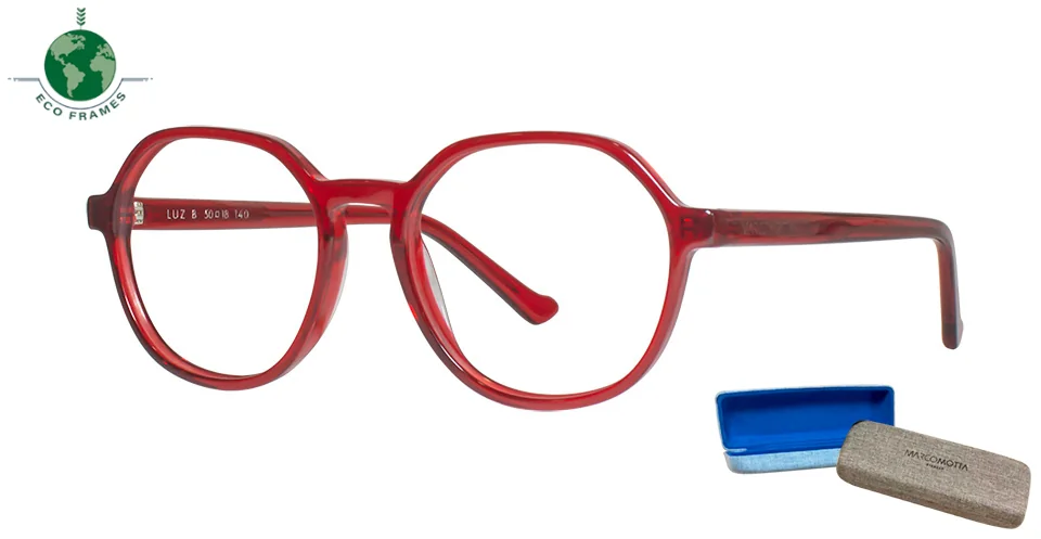 MONT. MARCO MOTTA ECO GRADUADO MOD LUZ ROJO CRISTAL 51X18